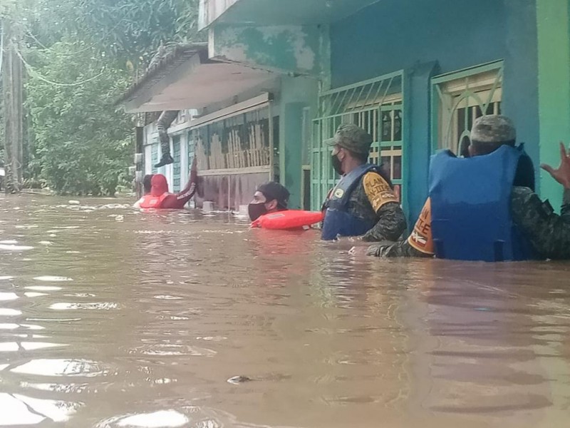 Frentes Fríos y Tormenta “Eta” han afectado 10 municipios veracruzanos