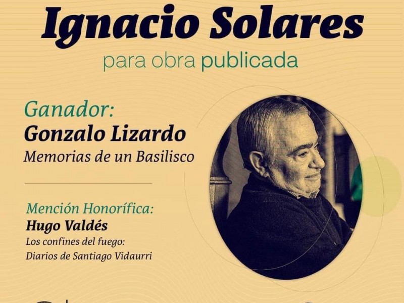 Fresnillense gana Premio Nacional de Novela Histórica Ignacio Solares