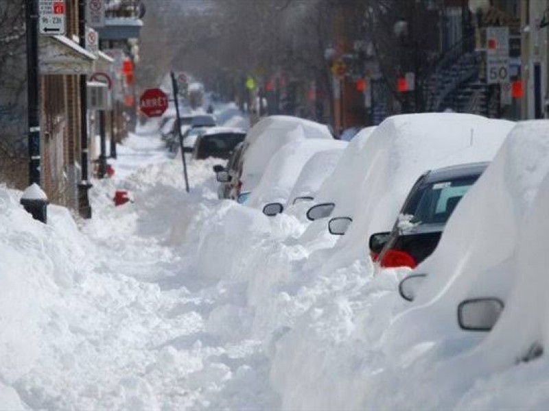 Frío extremo en Canadá. Reportan temperaturas de - 30°