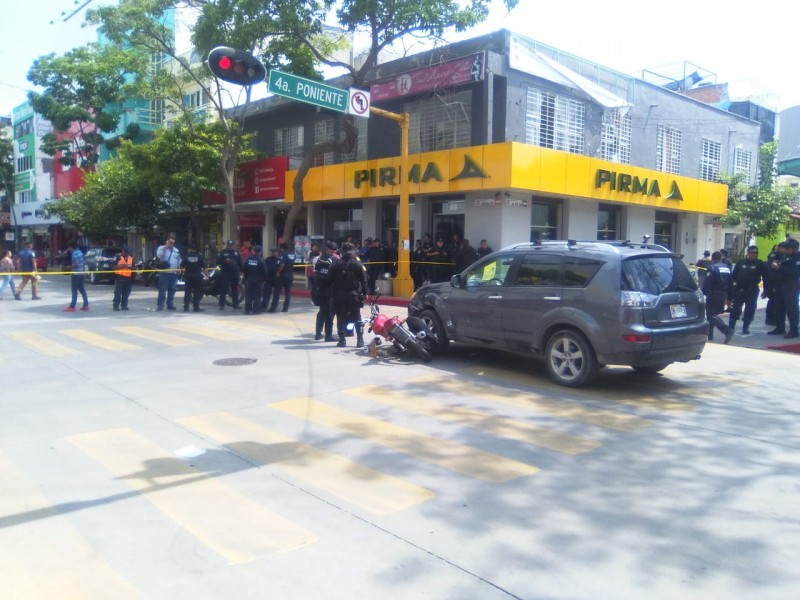 Frustran asalto en pleno centro de Tuxtla