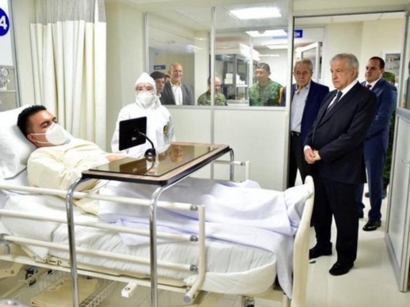 Fue un simulacro la visita de AMLO a Hospital Covid:ISSSTE