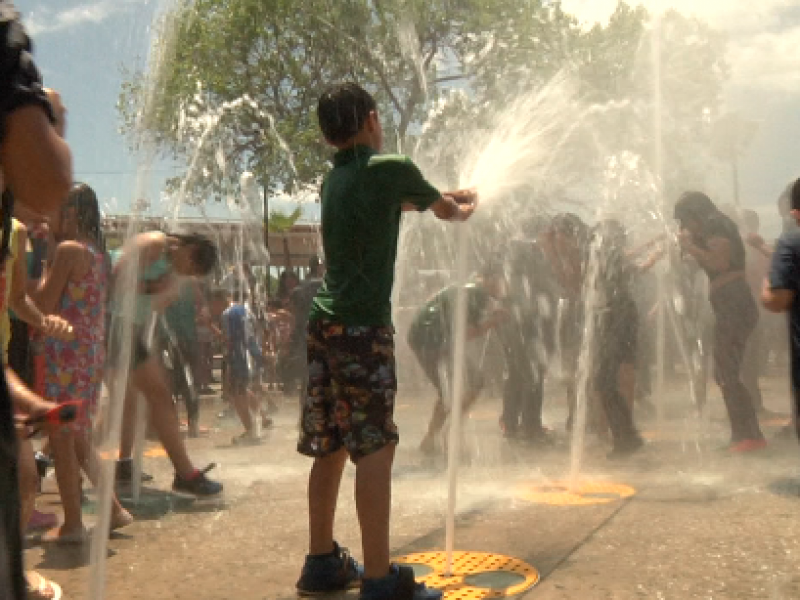 Fuente de colores