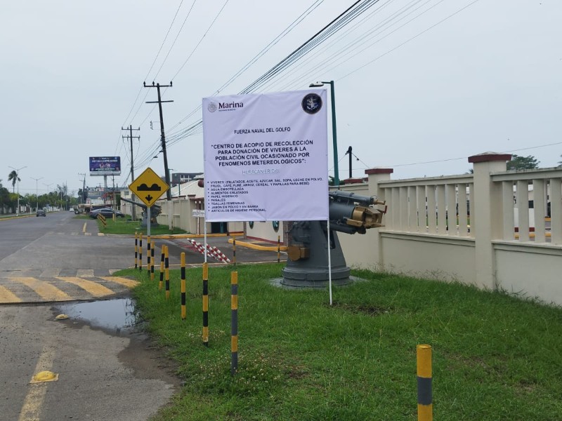 FUERNAGO Tuxpan activa centro de acopio de víveres