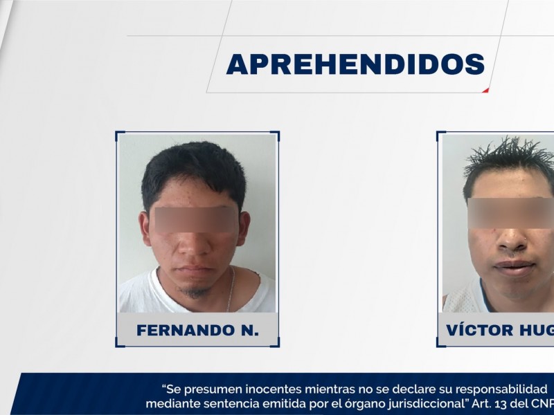 Fueron detenidos presuntos responsables de homicidio de menor