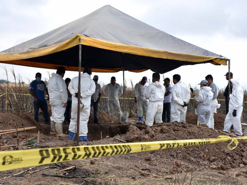 Fueron recuperados cinco cuerpos en fosa de Pantanal
