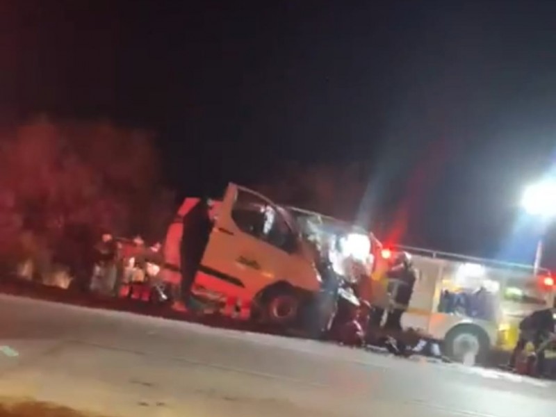 Fuerte accidente carretero en el Cibuta