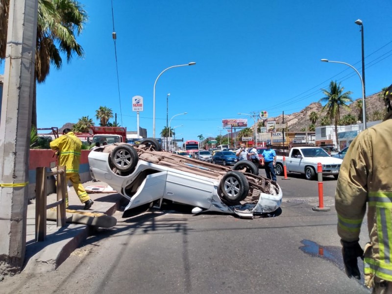 Fuerte accidente en Calzada