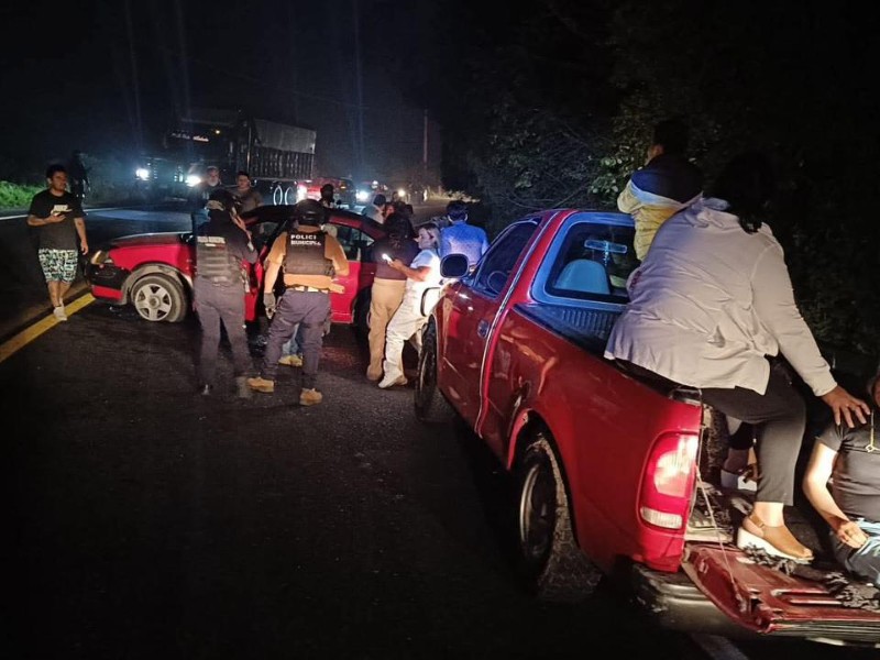 Fuerte accidente en carretera Xalapa-Perote deja 6 heridos
