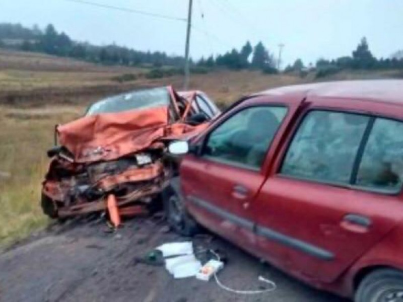 Fuerte accidente en Chignahuapan