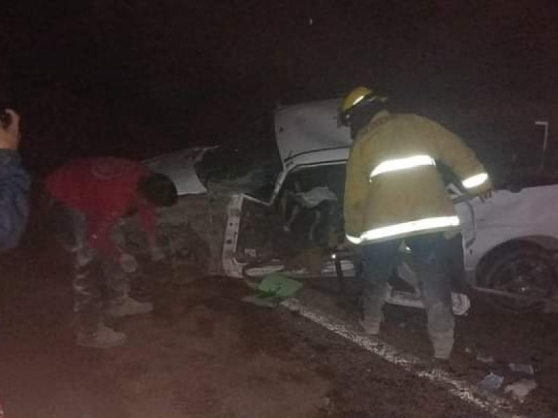 Fuerte accidente en la carretera federal Chignahuapan-Tlaxco