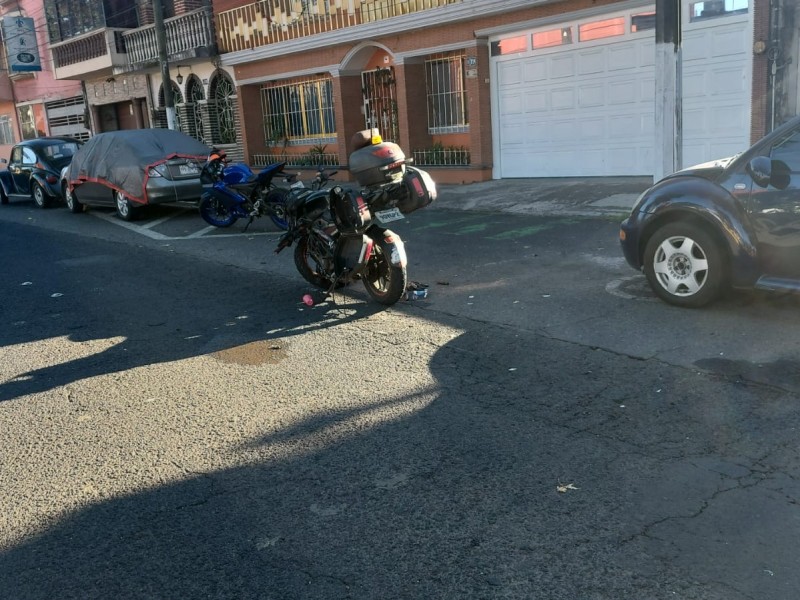 Fuerte accidente sobre avenida Ruiz Cortines