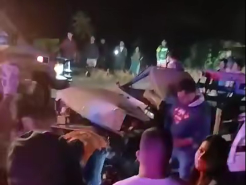 Fuerte choque carretero deja un lesionado en la Fortín-Conejos