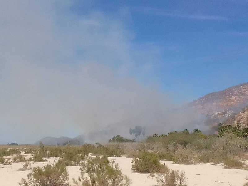 Fuerte incendio en Las Ánimas