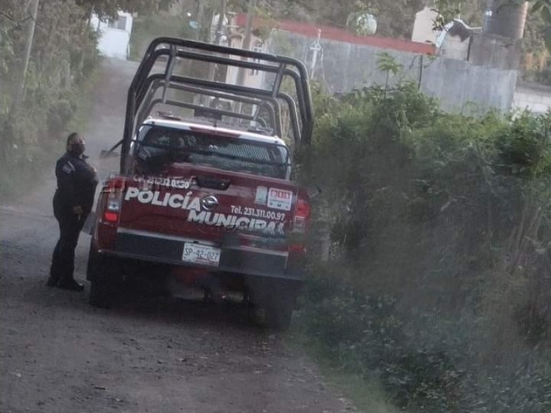 Fuerte movilización por cuerpo hallado en Teteles