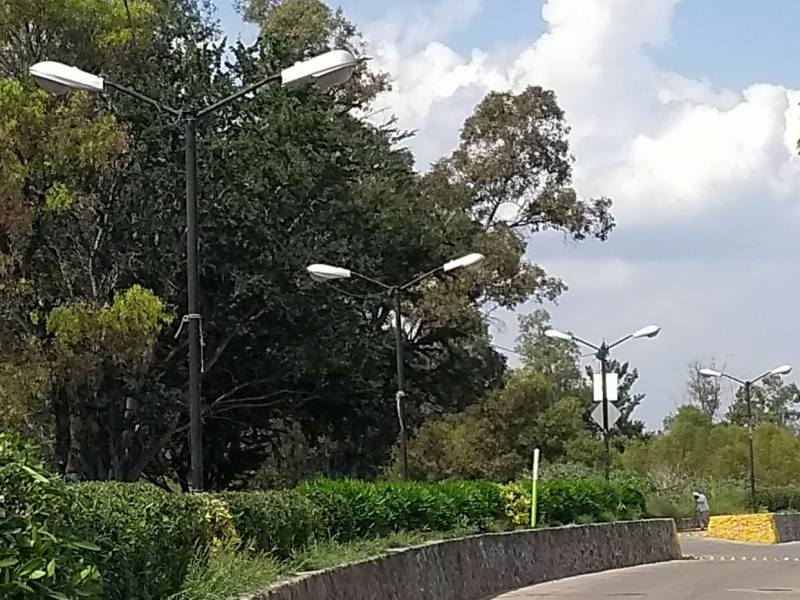 Fuerte rezago en departamento de Alumbrado Público