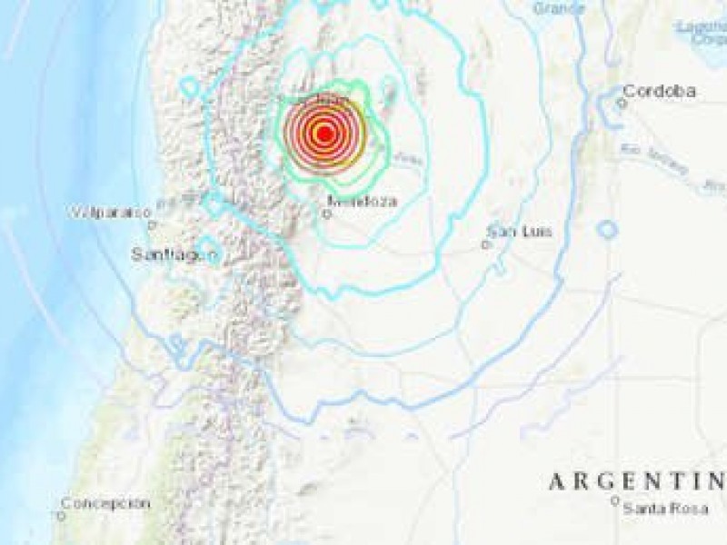 Fuerte sismo sacude la frontera entre Argentina y Chile