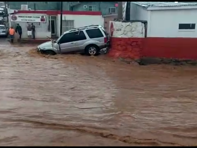 Fuerte tormenta se registra en la frontera