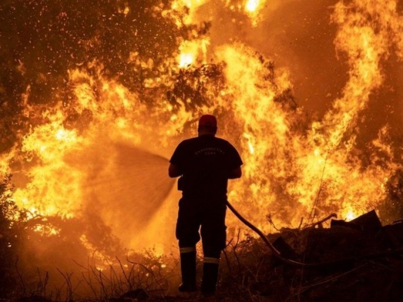 Fuertes incendios forestales azotan a Israel