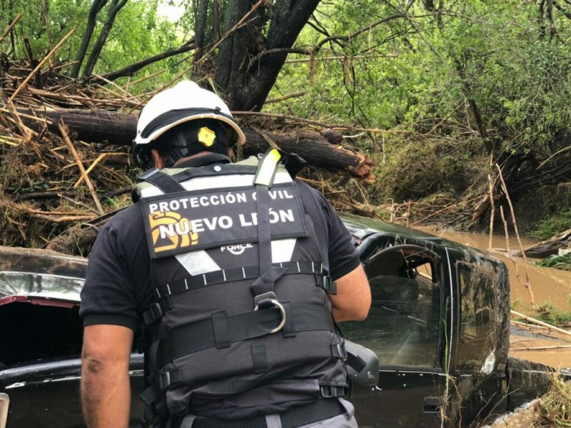 Fuertes lluvias azotan Nuevo León y dejan 5 muertos