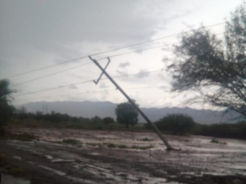 Fuertes lluvias, deja afectaciones en comunidades de Zoquiapan