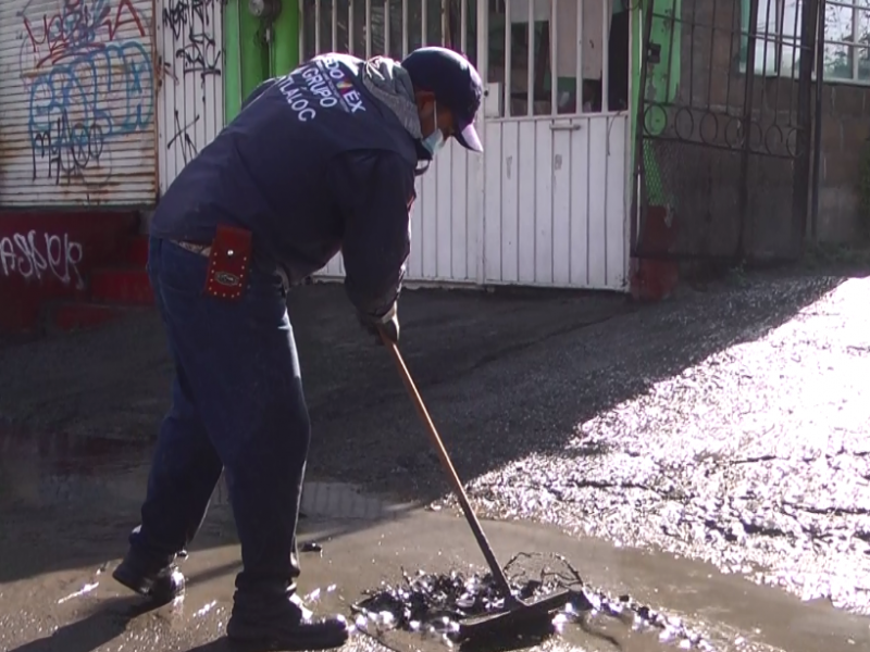 Fuertes precipitaciones causan inundaciones en hogares de San Mateo Atenco