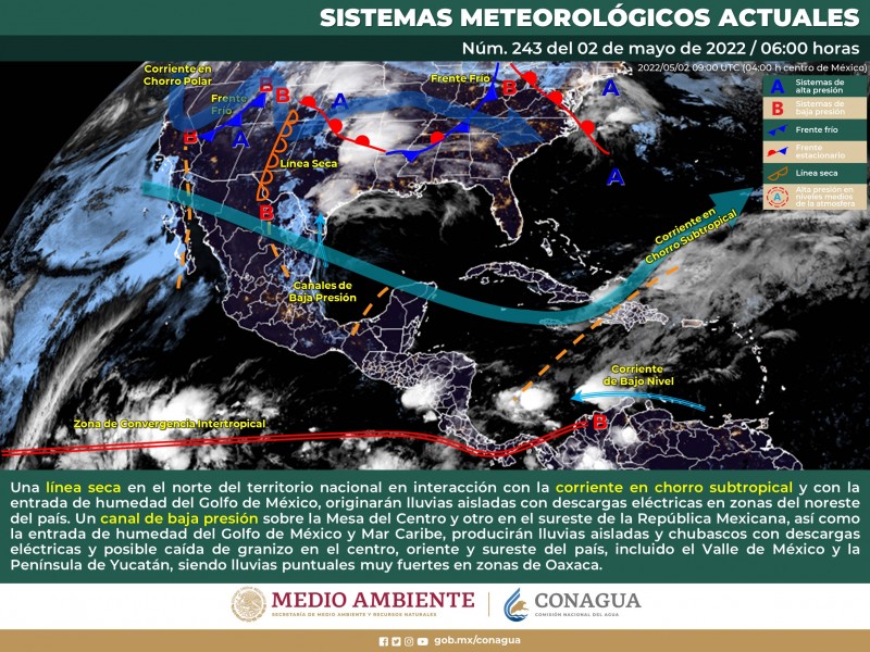 Fuertes vientos y altas temperaturas en Sonora