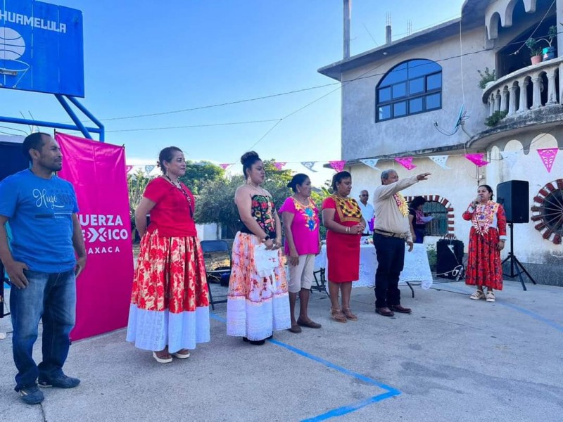 Fuerza por México integra comité municipal en San Pedro Huamelula