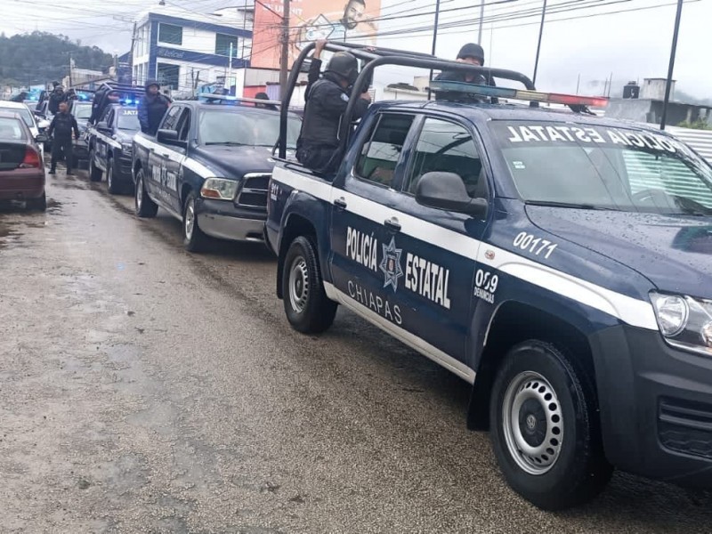 Fuerzas federales y estatales restituyen orden en San Cristóbal
