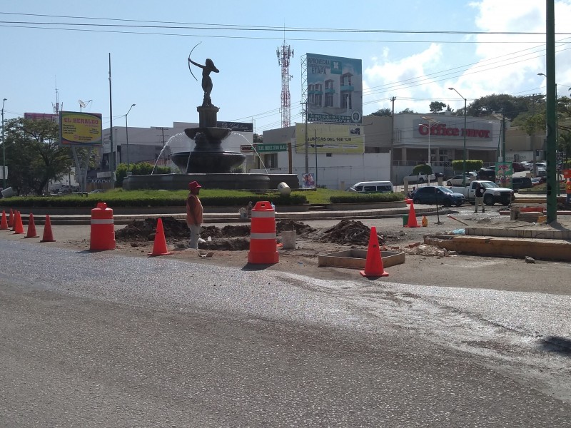 Fuga de aguas negras reparada en ocho días