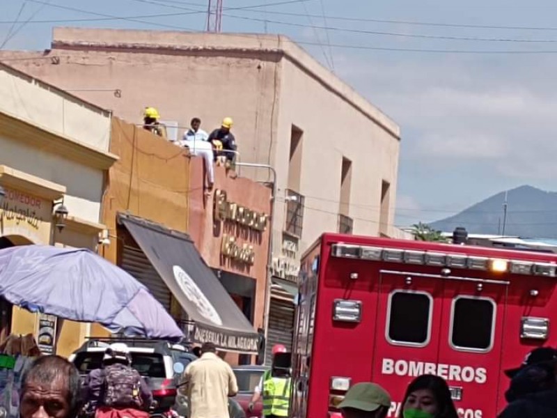 Fuga de gas en comercio en Oaxaca no dejó intoxicados