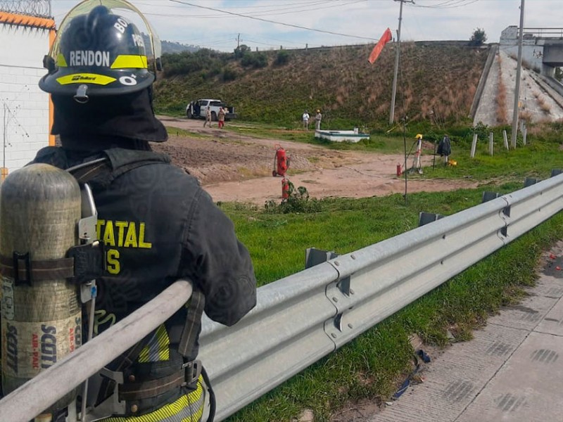 Fuga de Gas LP alerta en Texmelucan