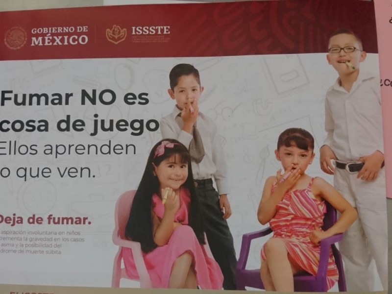 Fumar no es un juego, Epidemiologo del ISSSTE...