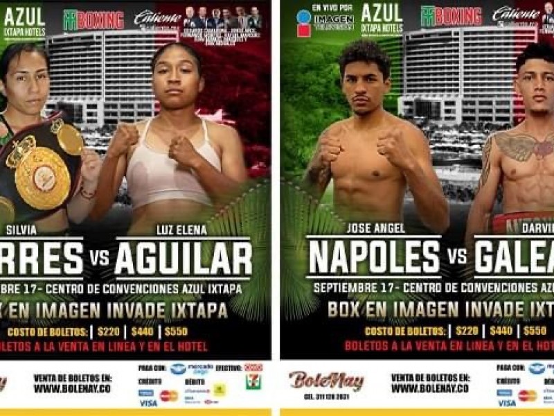 Función profesional de box se llevará a cabo en Ixtapa