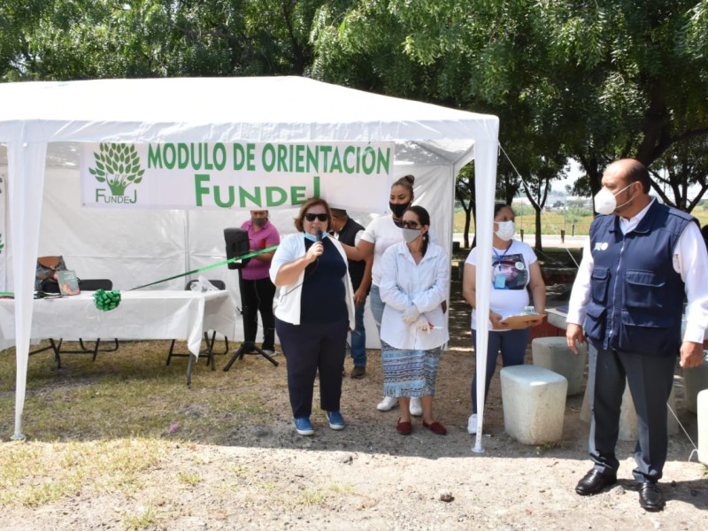 Fundej instala módulo de orientación frente a Semefo