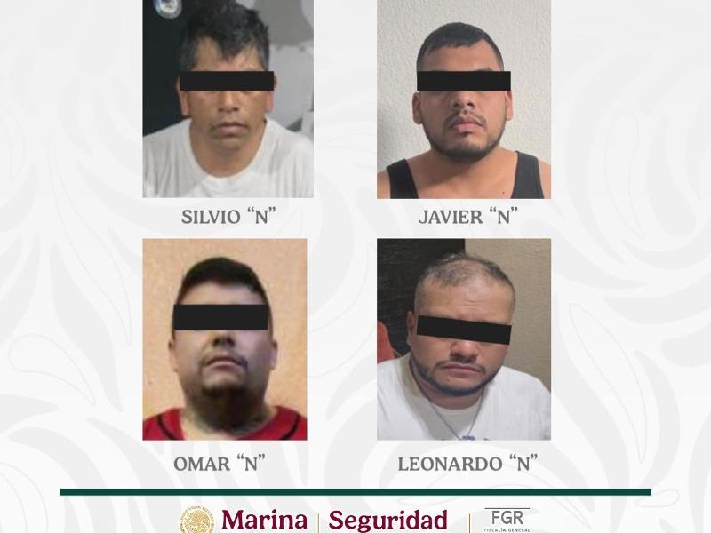 Gabinete de Seguridad detiene a cuatro y asegura armas en Puebla