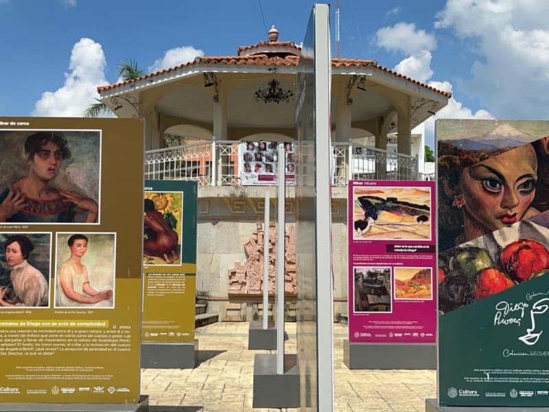 Galería Móvil Diego Rivera llega a Tuxpan