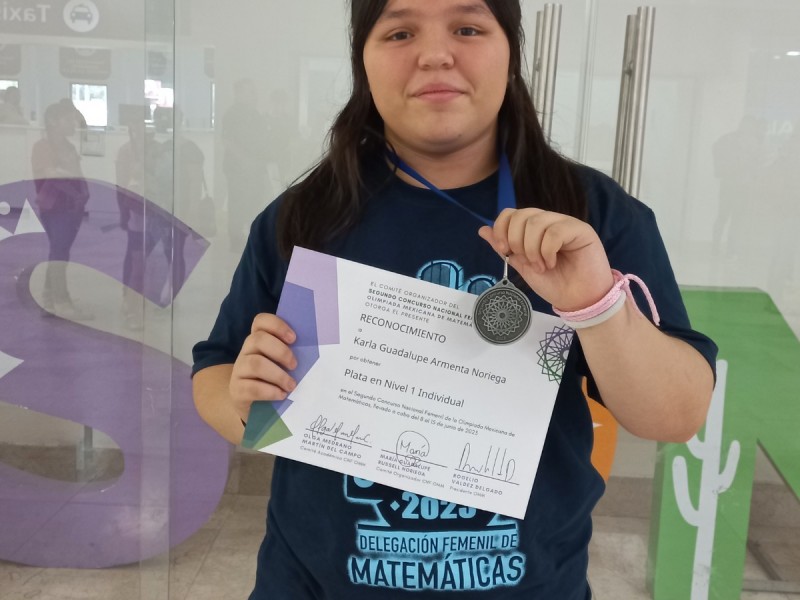 Gana concurso nacional de Matemáticas