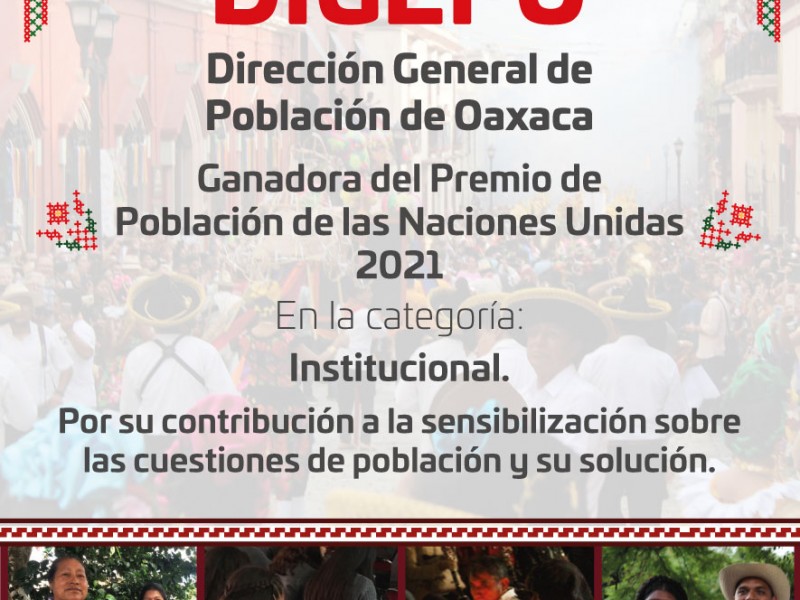 Gana DIGEPO premio de población de las Naciones Unidas