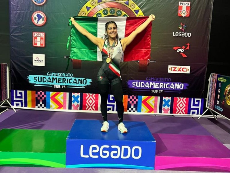 Gana el oro joven cajemense en campeonato panamericano de pesas