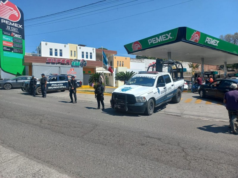 Garantizan abasto de gasolina en Apatzingán