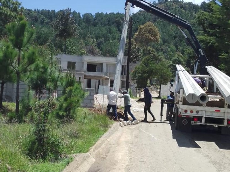 Garantizan red de energía eléctrica en SCLC