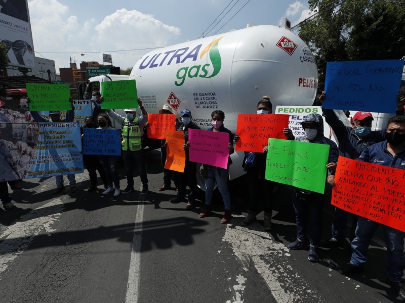 Gaseros continuarán con paro en Valle de México