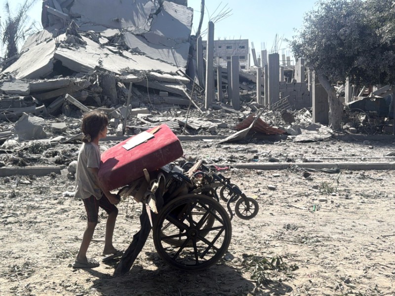 Gaza vivió este sábado un breve respiro en medio del conflicto