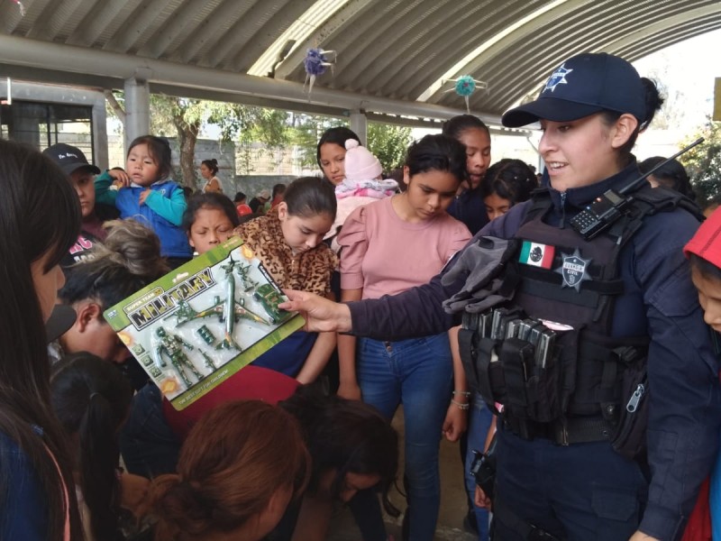 GC entrega 3 mil 500 juguetes a comunidades de Michoacán