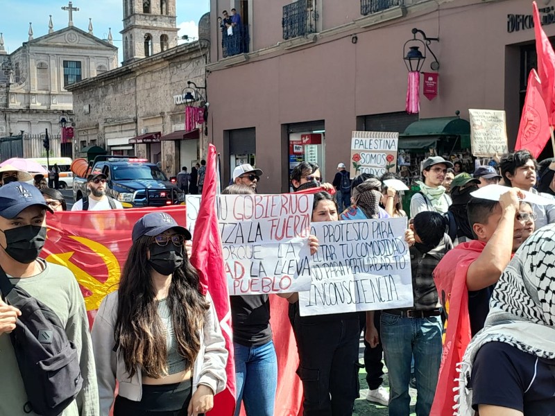 Generación z se manifiesta contra la violencia