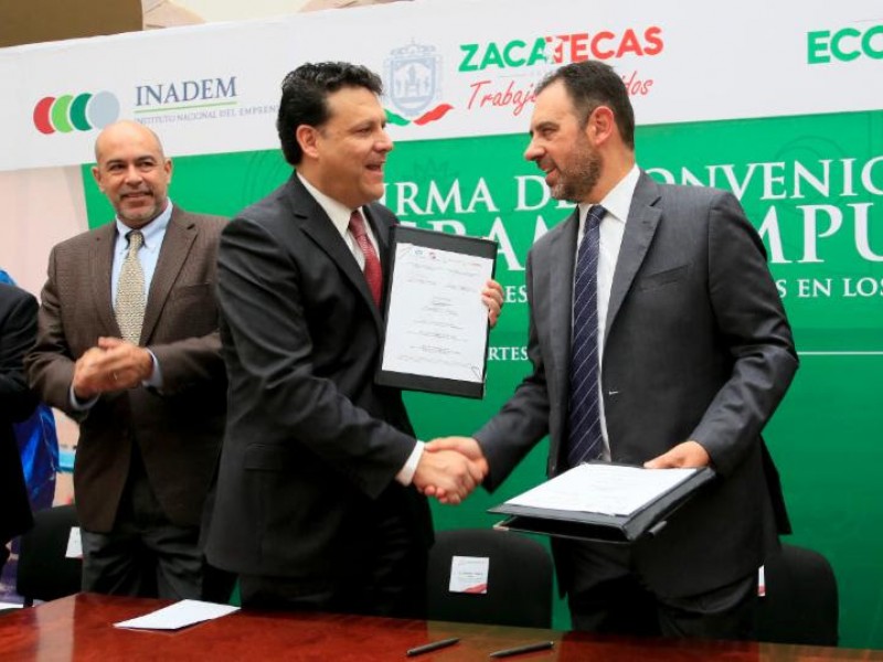 Generan convenio para impulsar a emprendedores zacatecanos