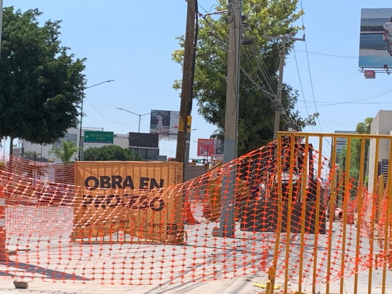 Generan obras de rehabilitación, caos vial López Mateos