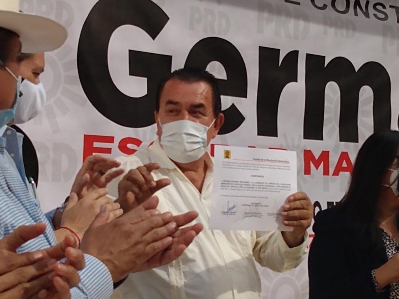 Germán Escobar amarra candidatura, pero se confunde por cual partido