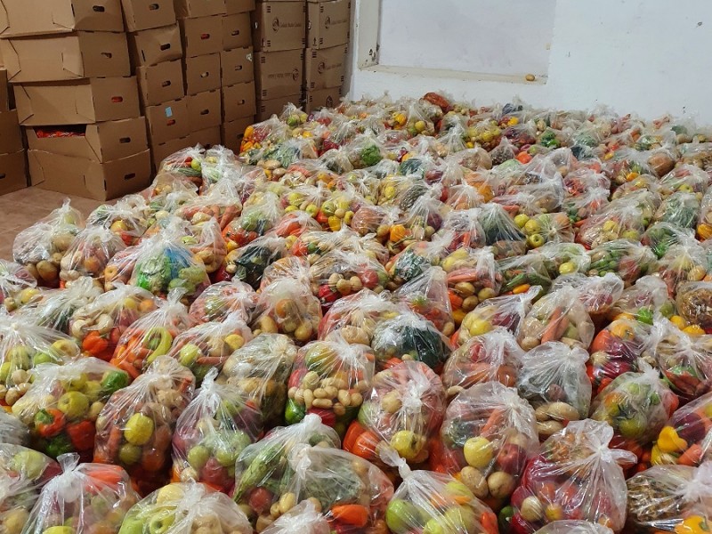 Gestionan apoyo alimentario para 200 familias de Jalpan