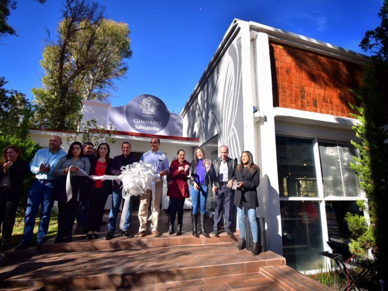 Gimnasio del parque SAHUATOa registra buena afluencia